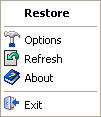 Right-click Tray Icon